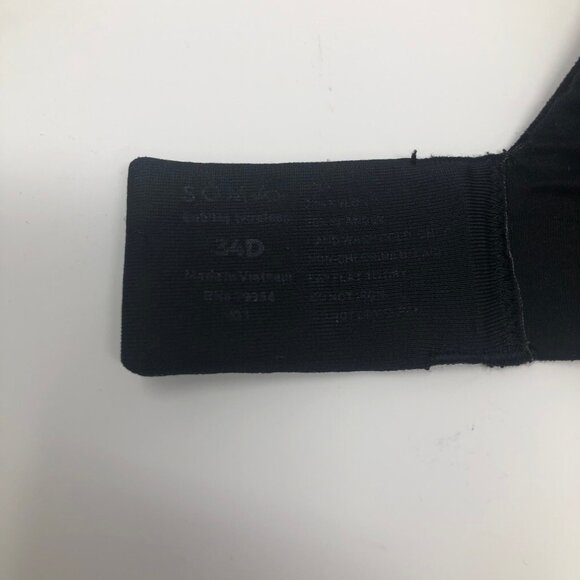 Soma Enbliss Wireless Bra Size 34D Black - Picture 6 of 6